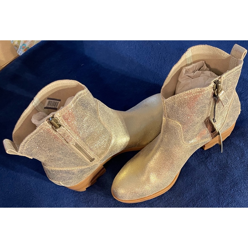 SOREL Lola ll Bootie in Sandy Tan “Gold” NWT Size 9.5 - Picture 9 of 16